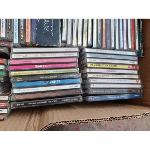 770 - Two boxes containing a collection of CDs - see images for titles