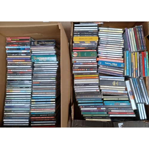 771 - Two boxes containing a collection of CDs - see images for titles