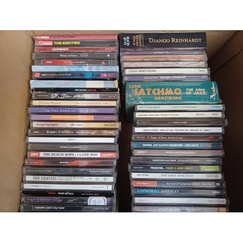 771 - Two boxes containing a collection of CDs - see images for titles