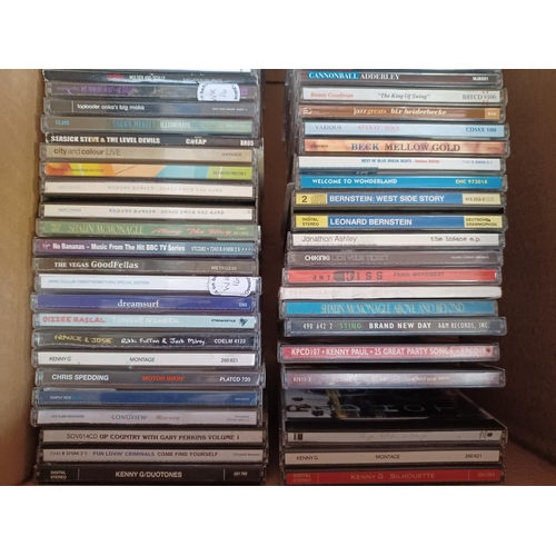 771 - Two boxes containing a collection of CDs - see images for titles