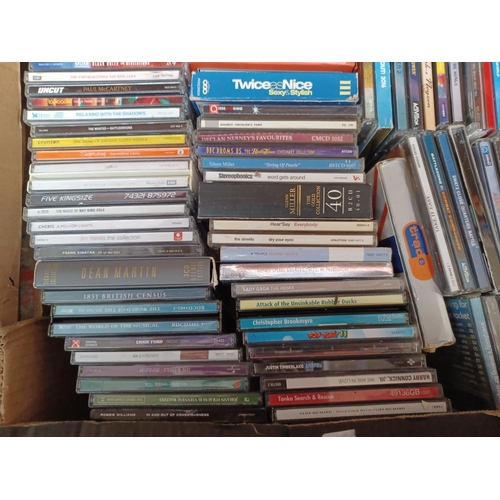 771 - Two boxes containing a collection of CDs - see images for titles