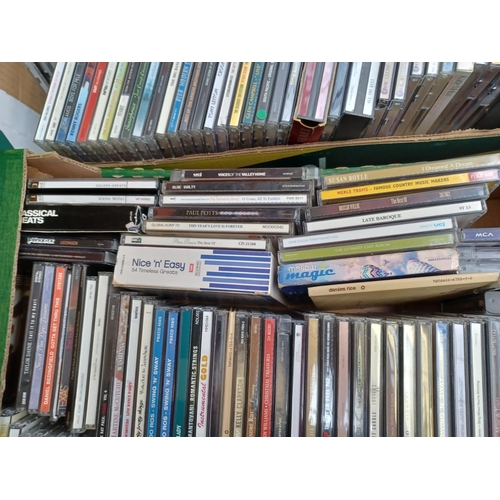 772 - Two boxes containing a collection of CDs - see images for titles