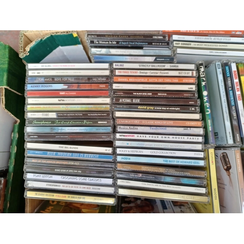 772 - Two boxes containing a collection of CDs - see images for titles