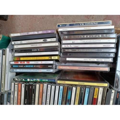 772 - Two boxes containing a collection of CDs - see images for titles