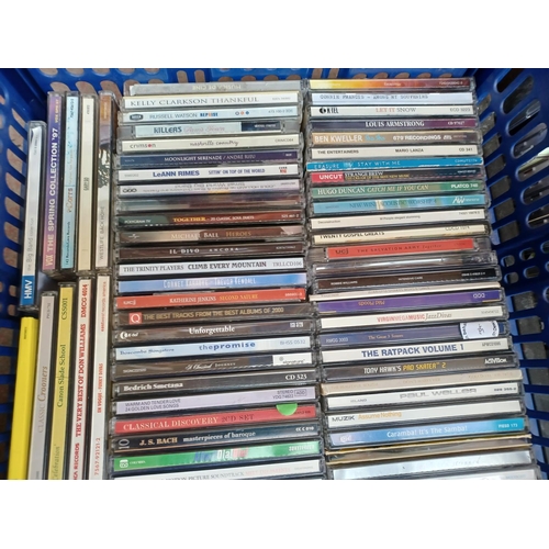 773 - Two boxes containing a collection of CDs - see images for titles