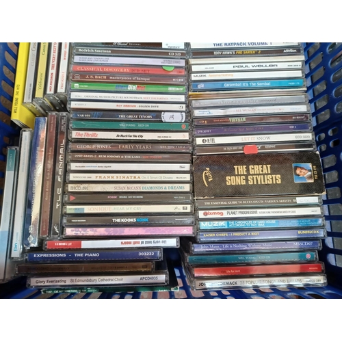 773 - Two boxes containing a collection of CDs - see images for titles