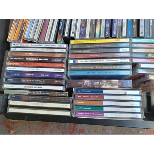 774 - Two boxes containing a collection of CDs - see images for titles