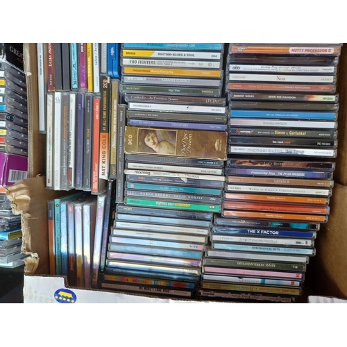 774 - Two boxes containing a collection of CDs - see images for titles