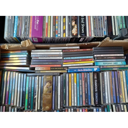 774 - Two boxes containing a collection of CDs - see images for titles