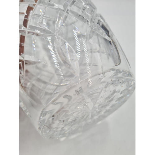 219 - A Thomas Webb International Crystal vase - approx. 26cm high x 14cm diameter