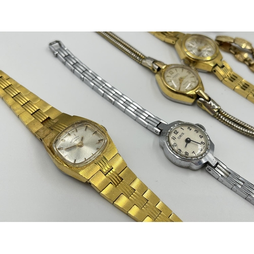 1125 - Twelve vintage women's wristwatches to include Seiko 5, Rotary etc.