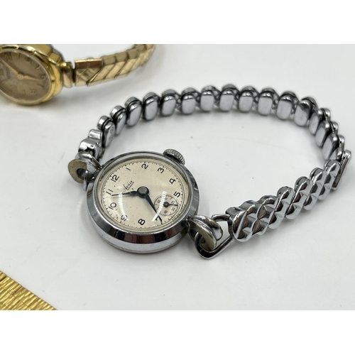 1125 - Twelve vintage women's wristwatches to include Seiko 5, Rotary etc.