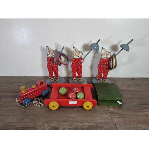 358C - A collection of mid 20th century wooden toys