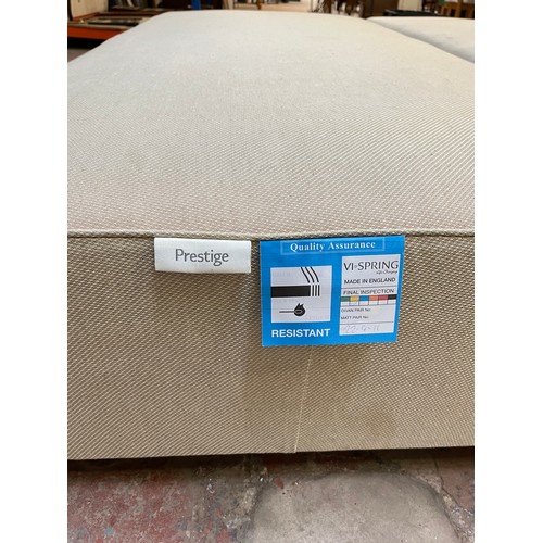 148C - Two Prestige two drawer single divan beds