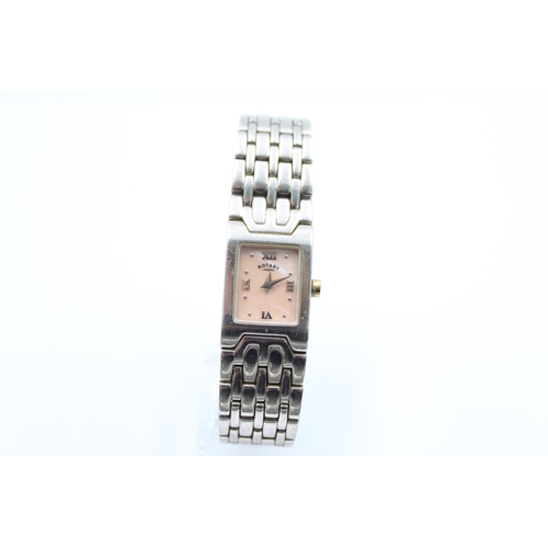 1218 - A Rotary hallmarked .925 silver quartz women's wristwatch - approx. gross weight 65 grams