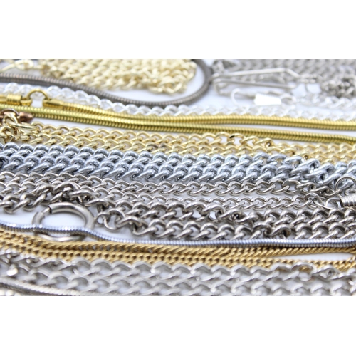 1220 - A collection of various pocket watch chains