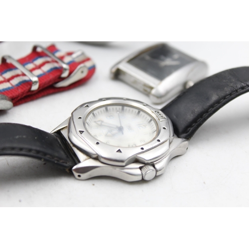 1229 - Six quartz men's wristwatches to include Casio, Avia Polar Star, Ben Sherman etc.