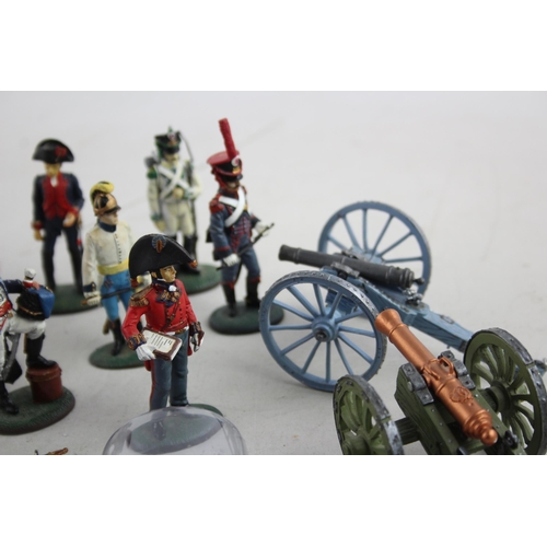 378 - A collection of Del Prado military lead figurines to include Royal Engineers, Sergeant etc.