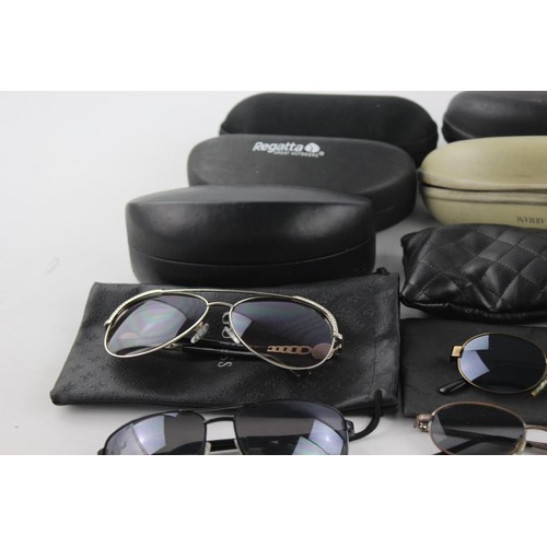 427 - A collection of sunglasses to include Armani, Calvin Klein, Guess etc.