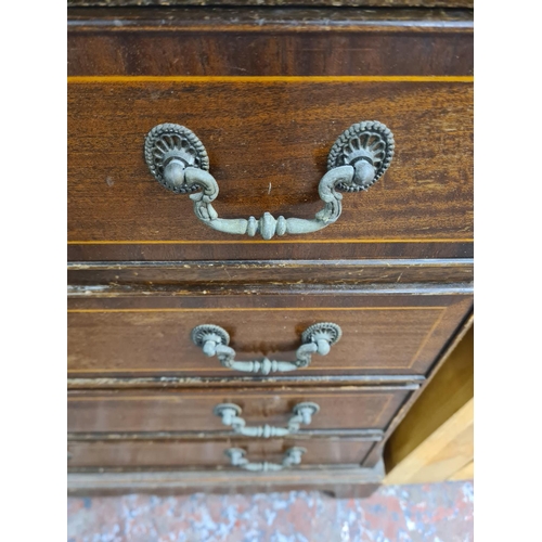 120 - A Georgian style mahogany chest of two short over three long drawers - approx. 75cm high x 63cm wide... 