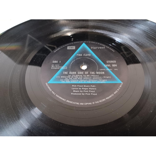 651 - Two Pink Floyd vinyl records, one 'The Dark Side of the Moon' LP (SHVL 804 gatefold) and one 'Anothe... 