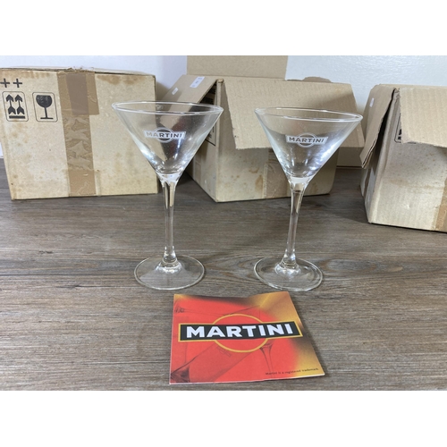 302 - Twelve Martini cocktail glasses