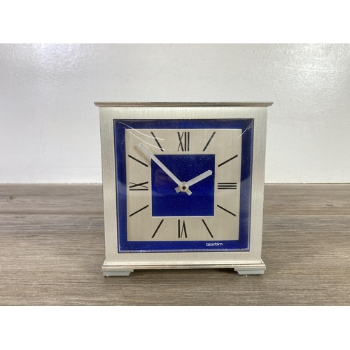 480 - A mid 20th century Acctim quartz mantel clock with Junghans movement