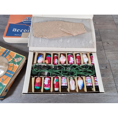 507A - Three boxed sets of vintage Christmas lights, two Klimax and one Alps-lite