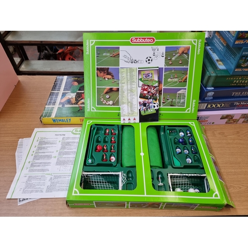 376 - Two boxed football games, one Subbuteo and one Ariel Wembley