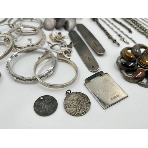 1314 - A collection of scrap silver - approx. gross weight 240 grams