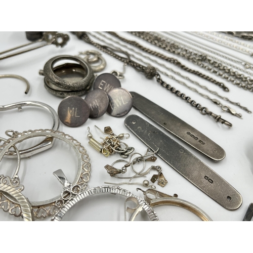 1314 - A collection of scrap silver - approx. gross weight 240 grams