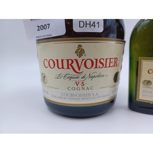 543 - Two bottles of French Courvoisier V.S. Cognac, one 70cl and one 10cl - both bottled at 40%