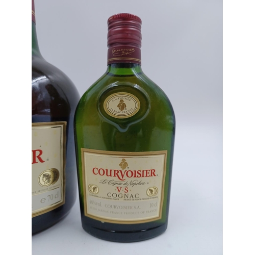 543 - Two bottles of French Courvoisier V.S. Cognac, one 70cl and one 10cl - both bottled at 40%