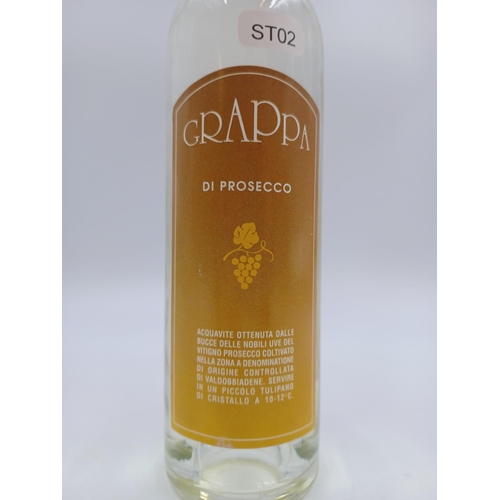 558 - A 50cl bottle of Grappa di Prosecco pomace brandy - bottled at 42%