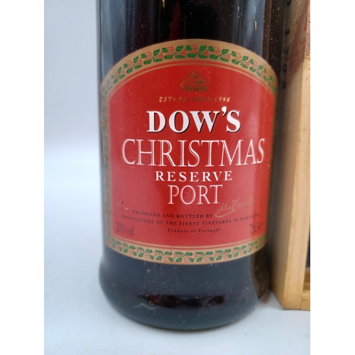 588 - A boxed 75cl bottle of Dow's Christmas Reserve Port - bottled at 20%