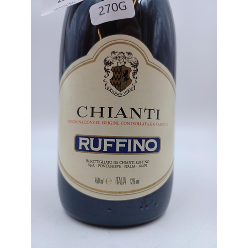 609 - A 75cl bottle of 1993 Ruffino DOCG Chianti red wine - bottled at 12%