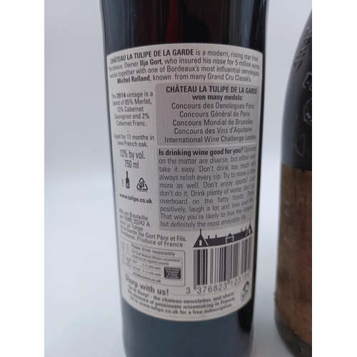 612 - Three 75cl bottles of French red wine, one 1988 Domaine De La Solitude La Jaquinotte Châteauneuf-du-... 