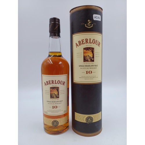 567 - A boxed 70cl bottle of Abelour 10-year-old single malt Scotch whisky - bottled at 40%