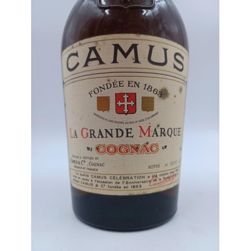 565 - A boxed 1960s bottle of Camus La Grande Marque Célébration Cognac (bottle no.130163) - size and ABV ... 