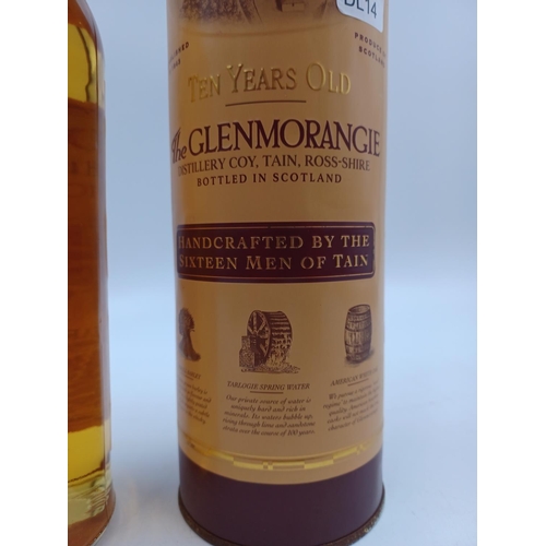 555 - A boxed 70cl bottle of Glenmorangie 10-year-old single malt Scotch whisky - bottled at 40%