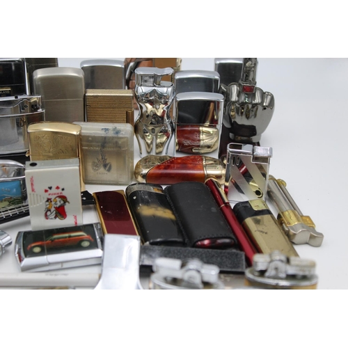 1236 - A large collection of cigarette lighters