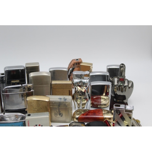 1236 - A large collection of cigarette lighters