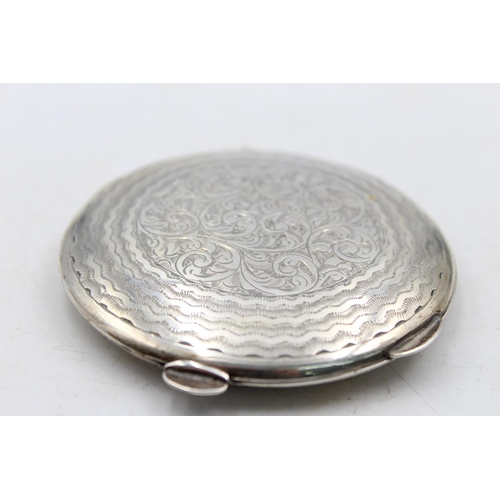 1260 - A Royal Warwickshire .925 sterling silver lady's compact - approx. gross weight 63 grams