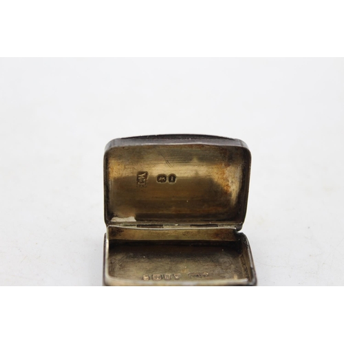 1272 - A George IV hallmarked London silver vinaigrette, dated 1826 - approx. gross weight 16 grams