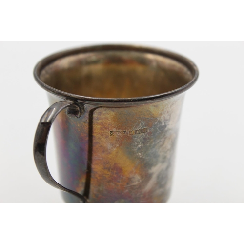 1276 - An Elizabeth II hallmarked Birmingham silver christening cup, dated 1994 - approx. gross weight 63 g... 