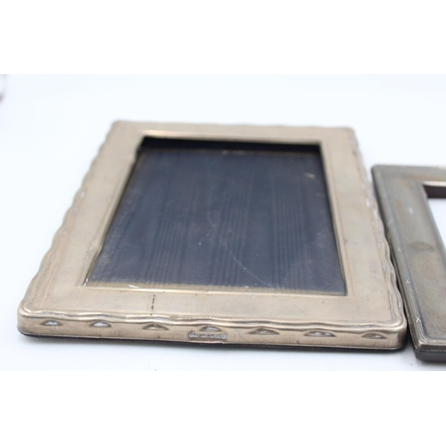 1285 - Four hallmarked silver photograph frames - approx. gross weight 639 grams