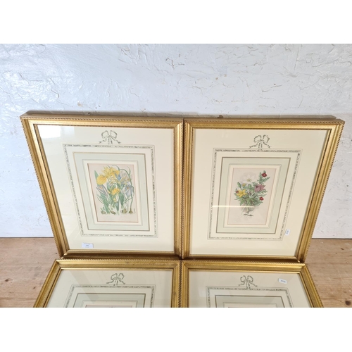 170 - Four framed botanical prints - approx. 52cm high x 43cm wide