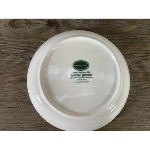 329 - A collection of Portmeirion and Dudson Botanic Garden china to include six Dudson dinner plates, two... 