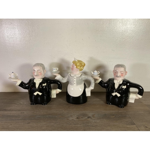 302 - A collection of ceramics and glassware to include Frankenthal hand painted porcelain 13cm figurine, ... 