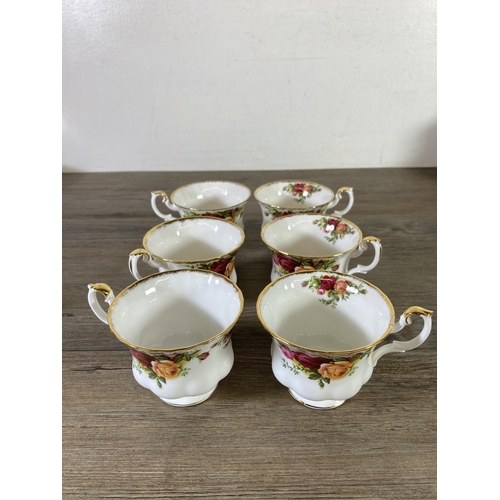 322 - A Royal Albert Old Country Roses twenty one piece tea set